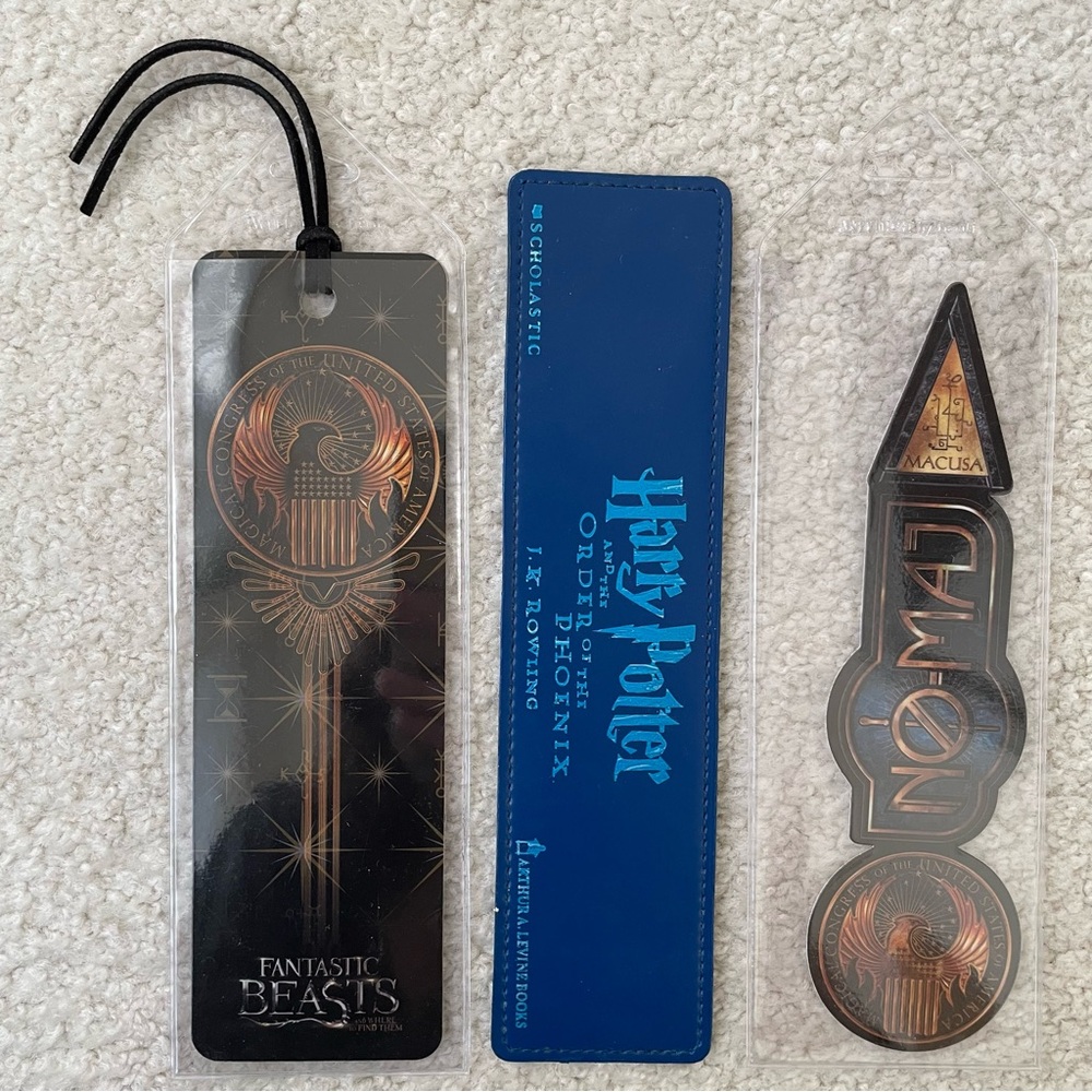 Fantastic Beasts and Harry Potter Bookmarks